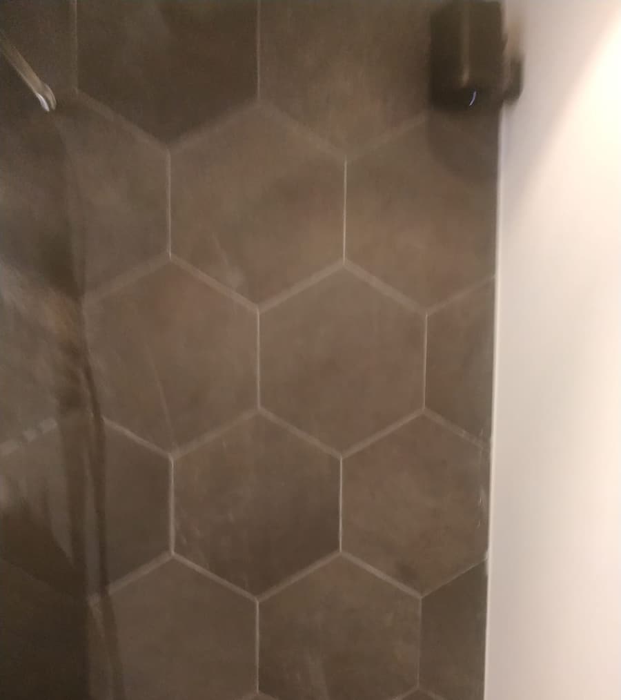 Hexagon als accentvlak