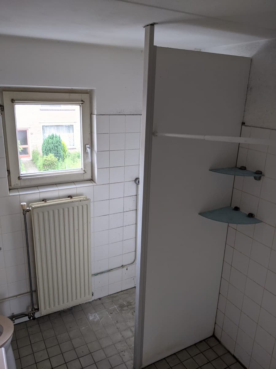 De oude badkamer