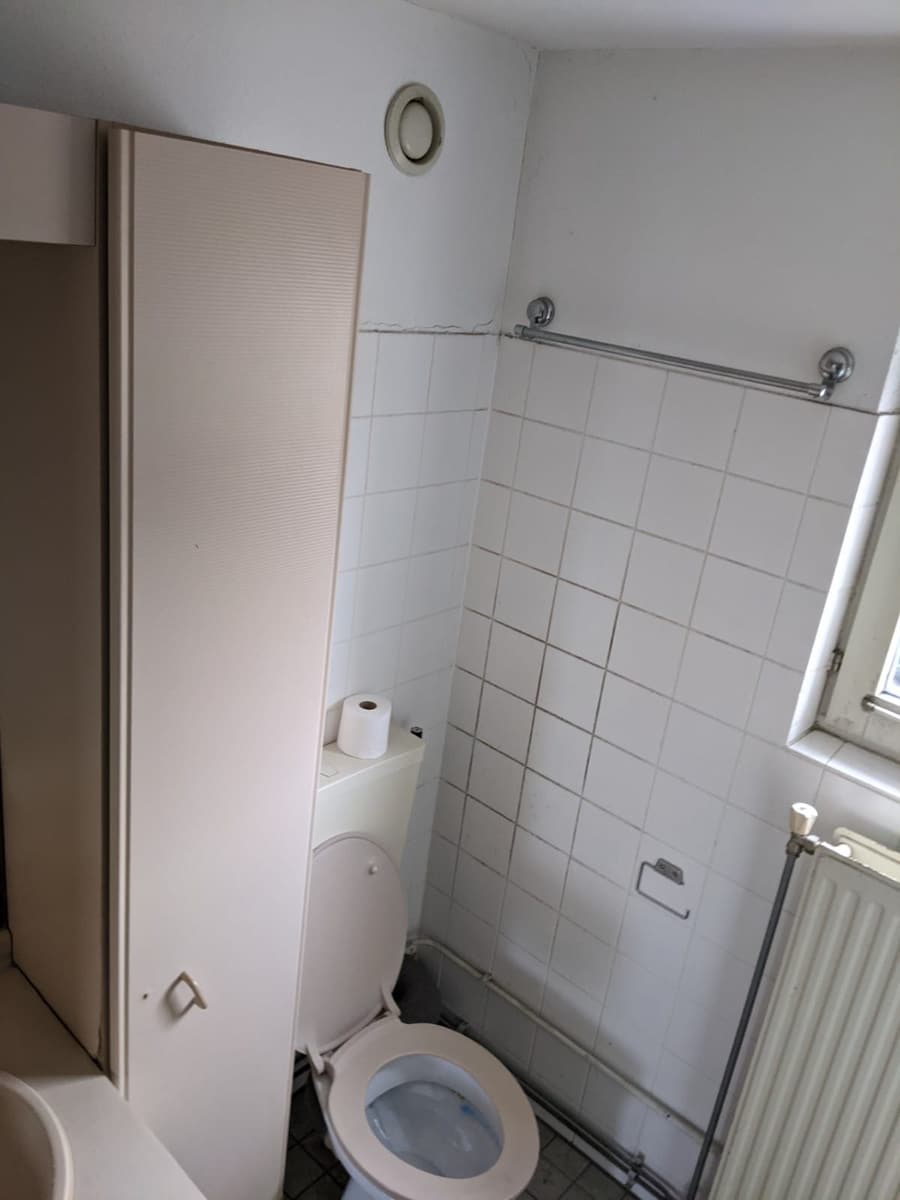 Het oude toilet