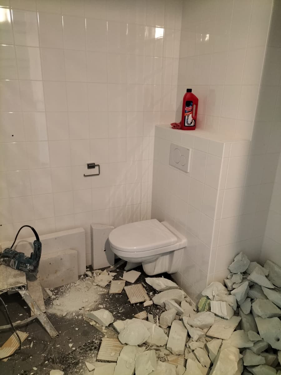 Tegelwerk eraf